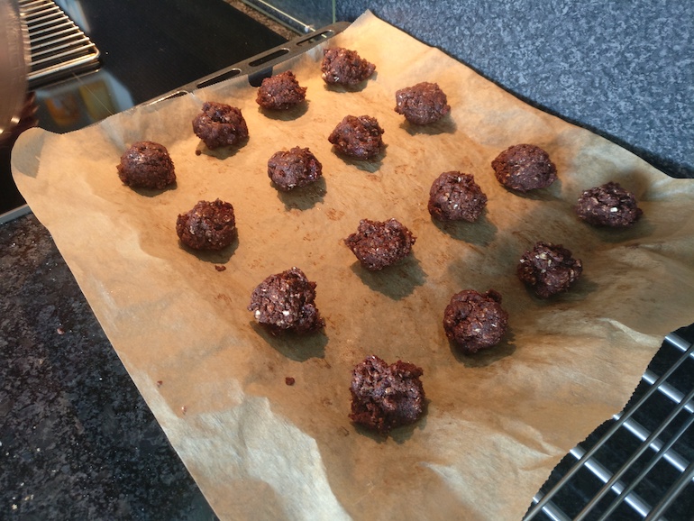Koekjesdeeg op bakplaat